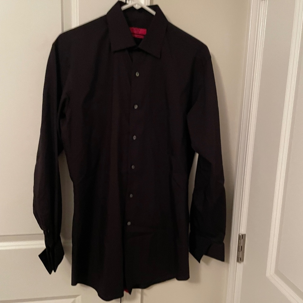Men's ALFANI Fitted Button-Down Shirt
